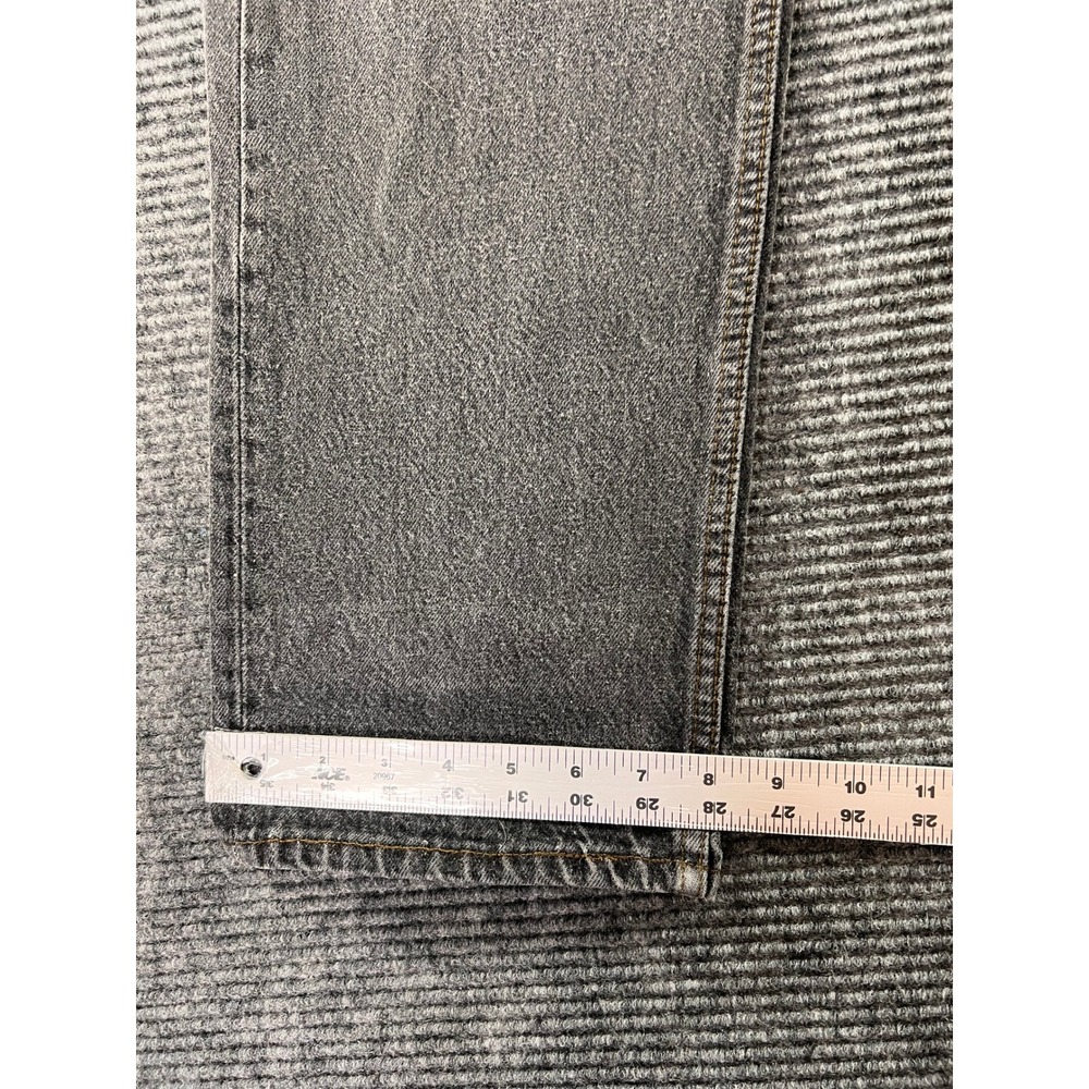 Levi's 501 Vintage 1994 Jeans Mens 36x36 Black Gray Button Fly USA Made Vintage - Picture 7 of 13